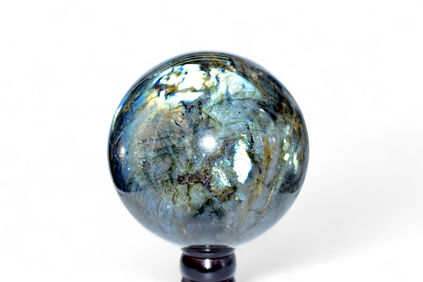 Large Labradorite Crystal Stone Sphere| Labradorite Big Size Gemstone Ball | Perfect for Meditation & Home Decor | Rare Collectible | Sale
