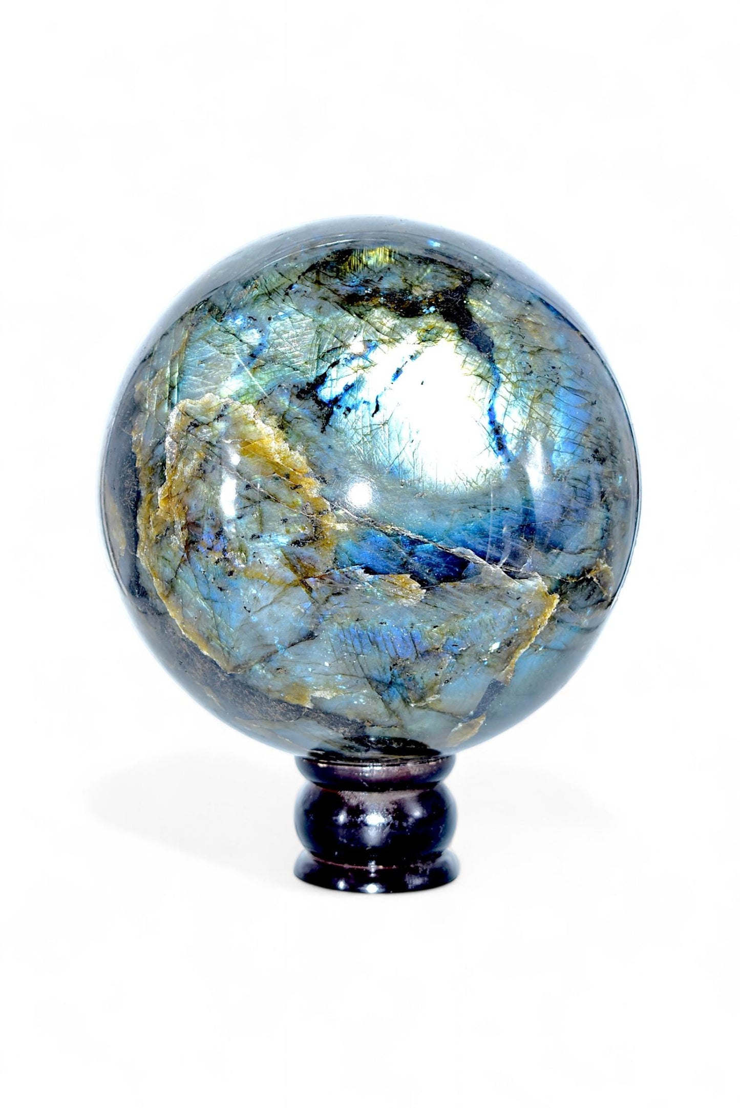 Large Labradorite Crystal Stone Sphere| Labradorite Big Size Gemstone Ball | Perfect for Meditation & Home Decor | Rare Collectible | Sale