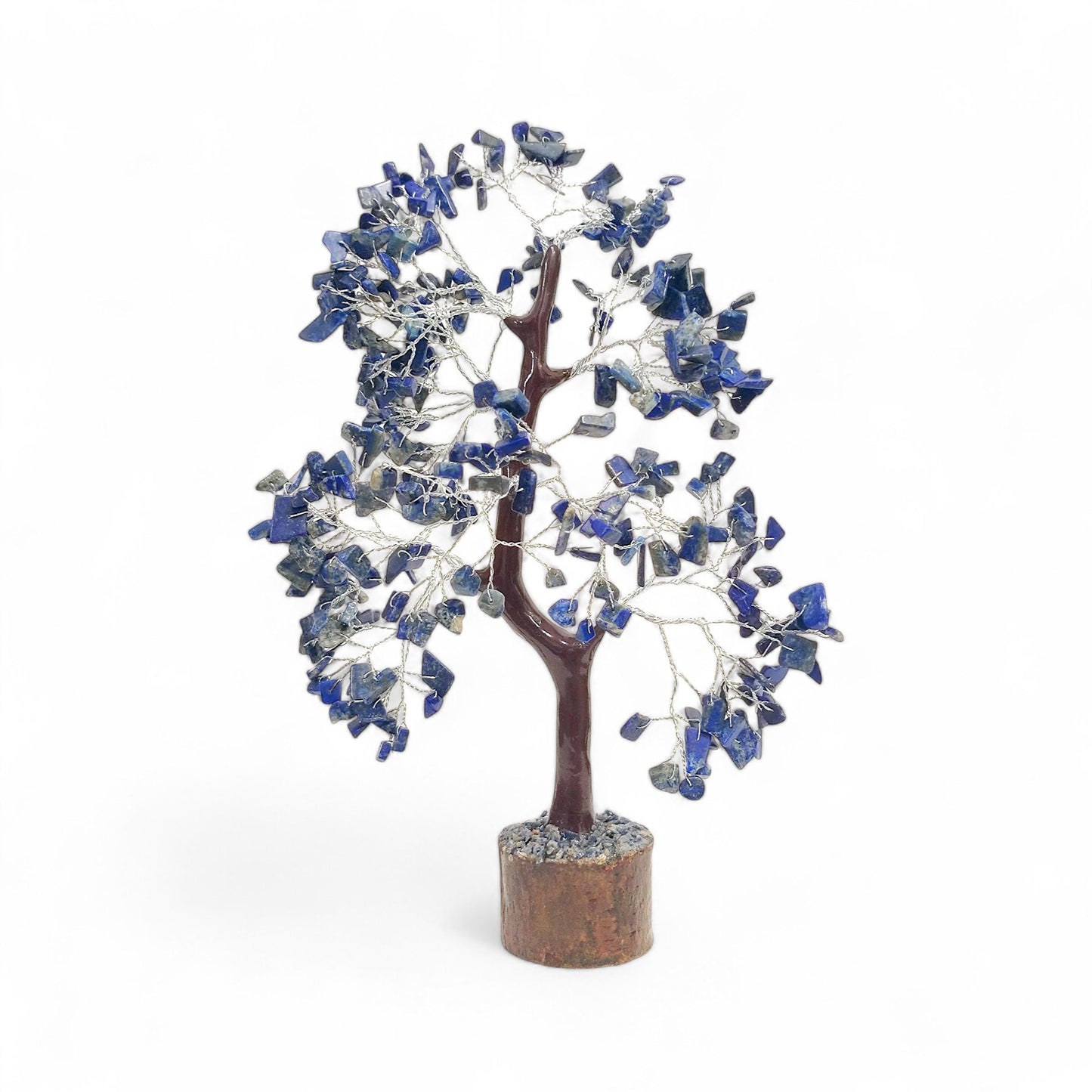 Lapis Lazuli Crystal Bonsai Tree | Handcrafted Gemstone Tree of Life | Wisdom & Inner Truth Decor | Third Eye Chakra Activator | Christmas
