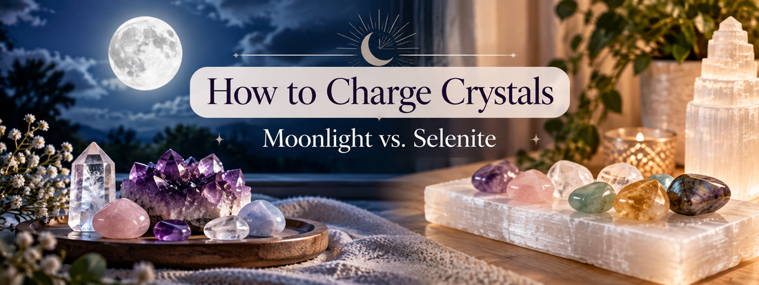 How to Charge Crystals (Moonlight vs. Selenite)