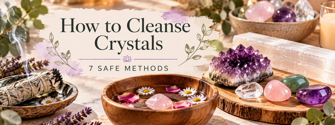 How to Cleanse Crystals: 7 Safe Methods
