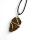 Fancy Jasper Wire Wrapped Pendant | Natural Stone Necklace | Healing Crystal Jewelry