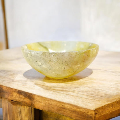 Yellow Aventurine Bowl 2 Inch | Crystal Bowl | Manifestation Bowl | Abundance Bowl | Altar Decor | Jewelry Holder | Healing Crystals | Gift