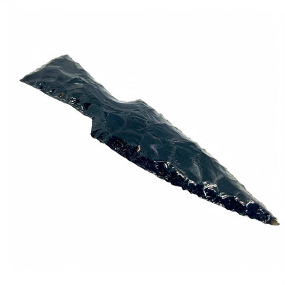 Black Obsidian Sword - Healing Crystal Sword - Protection Stone - Spiritual Tool - Handmade Gemstone Decor - Large Obsidian Crystal Gift