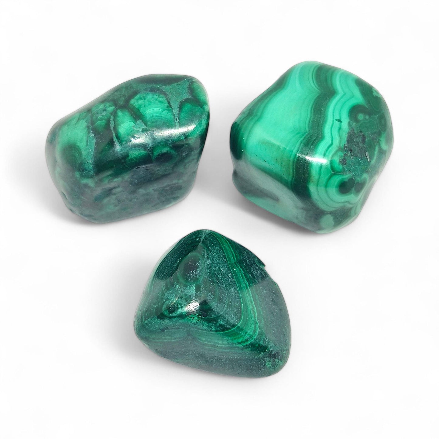 Malachite Tumbled Stones | Transformation Crystal | Protection & Healing Gemstones | Meditation, Chakra Balancing, Reiki | Bulk