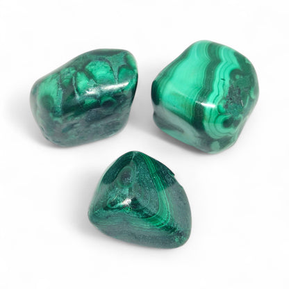 Malachite Tumbled Stones | Transformation Crystal | Protection & Healing Gemstones | Meditation, Chakra Balancing, Reiki | Bulk