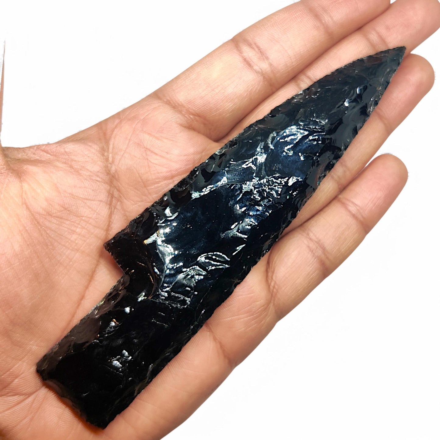 Black Obsidian Athame, Ritual Knife, Protection Dagger, Spiritual Blade, Wiccan Tool, Pagan Altar Item, Metaphysical Gift, Energy Cleansing