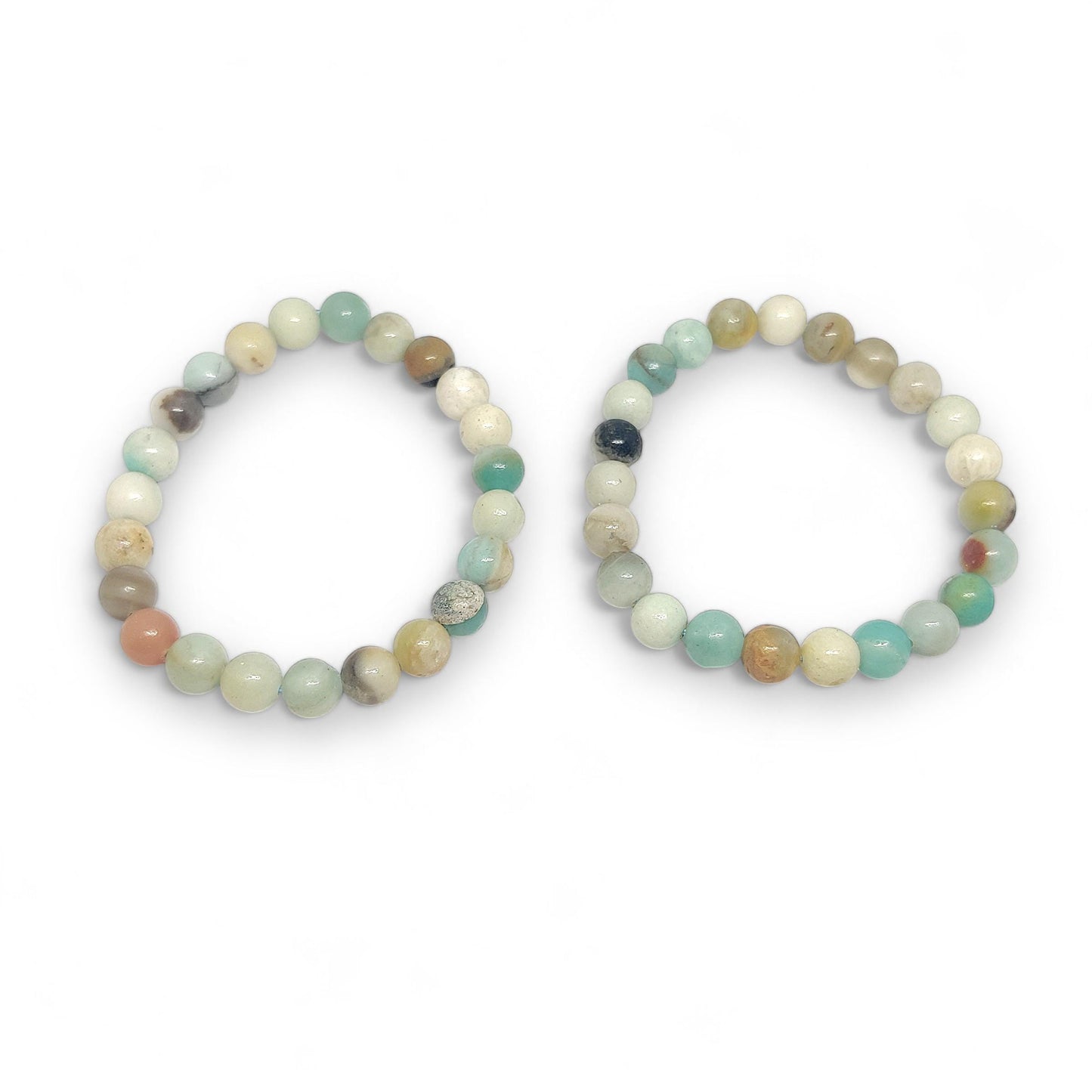 Genuine Amazonite Bracelet | Soothing & Balancing | The Crystal Cure