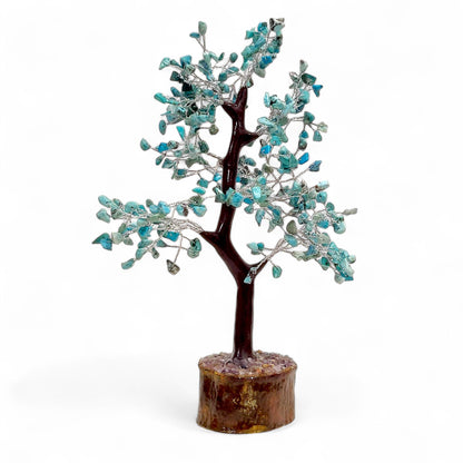 Turquoise Gemstone Bonsai Tree | Handcrafted Crystal Tree of Life | Healing Decor for Home & Office | Feng Shui Energy | Unique Gift | Gift