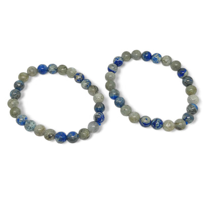 Lapis Lazuli & Labradorite Bracelet | Intuition Booster | Spiritual Protection | Healing Crystals