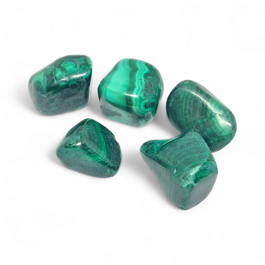 Malachite Tumbled Stones | Transformation Crystal | Protection & Healing Gemstones | Meditation, Chakra Balancing, Reiki | Bulk