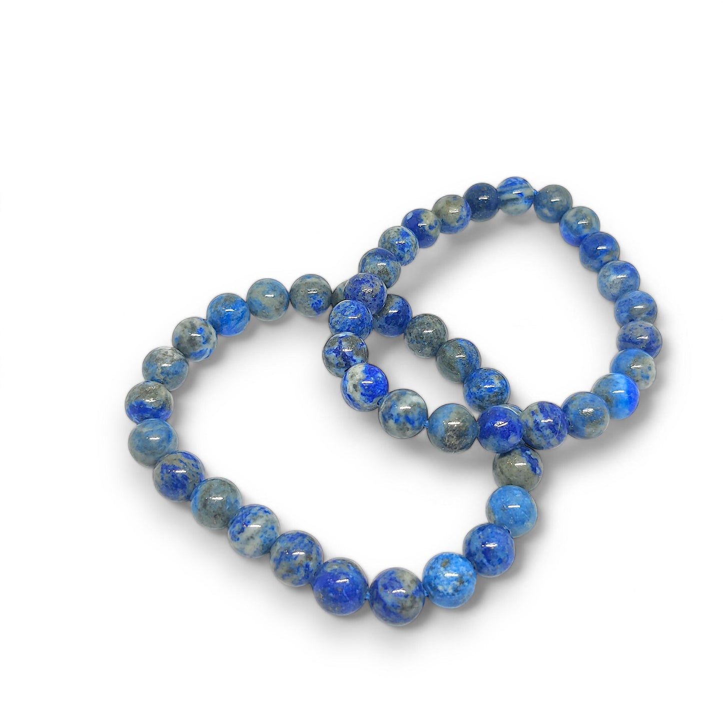 Lapis Lazuli Bracelet | Natural Healing Crystal | Wisdom & Truth | Adjustable Stretch Fit