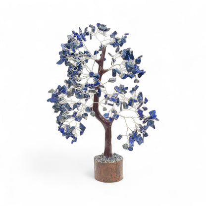 Lapis Lazuli Crystal Bonsai Tree | Handcrafted Gemstone Tree of Life | Wisdom & Inner Truth Decor | Third Eye Chakra Activator | Christmas