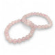 Rose Quartz Bracelet | Natural Love Stone | Heart Healing & Self-Love | Adjustable Stretch Fit