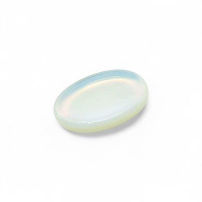 Opalite Worry Stone | Hand Carved Anxiety Relief Crystal | Meditation Palm Stone | Stress Relief Fidget Tool | Reiki Healing Gift | Opal