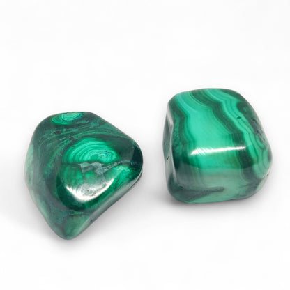 Malachite Tumbled Stones | Transformation Crystal | Protection & Healing Gemstones | Meditation, Chakra Balancing, Reiki | Bulk