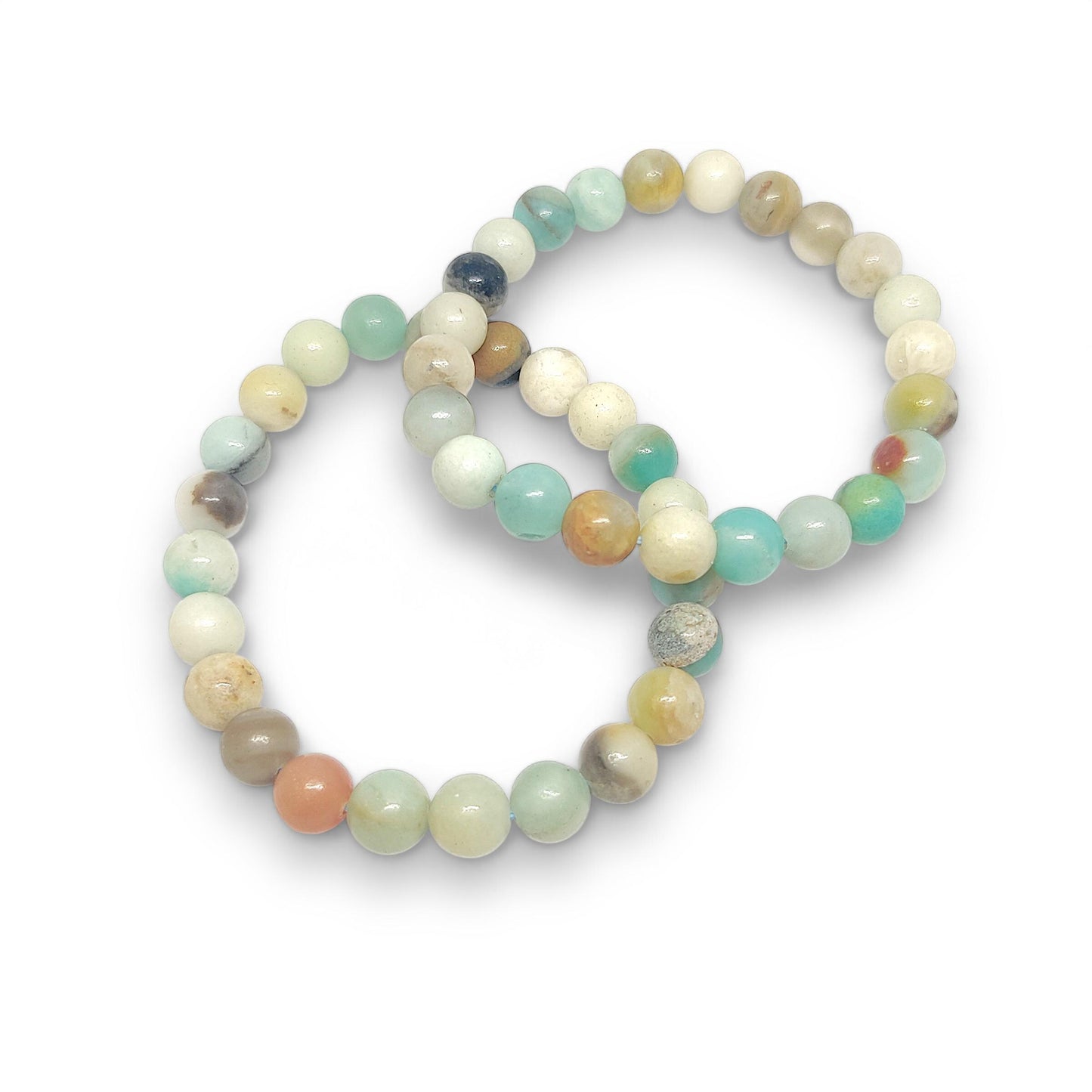 Genuine Amazonite Bracelet | Soothing & Balancing | The Crystal Cure