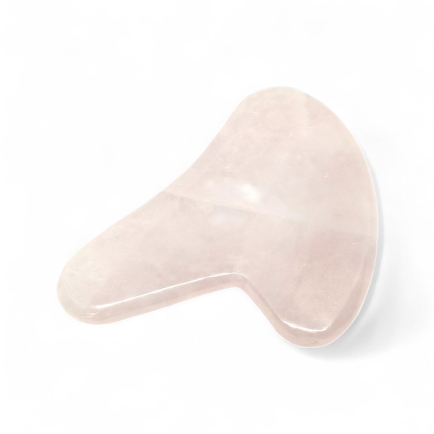 Rose Quartz Gua Sha Tool | Heart Chakra Healing Scraping Plate | Natural Crystal Facial Massage | Anti-Aging Skincare | Self-Love Ritual