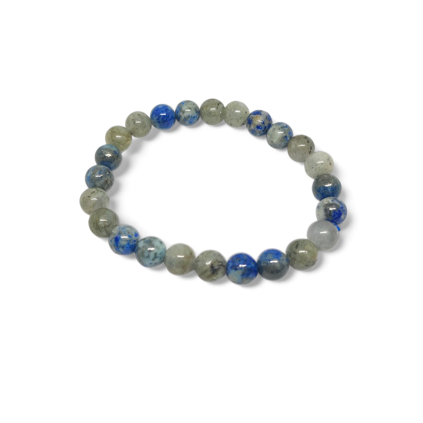 Lapis Lazuli & Labradorite Bracelet | Intuition Booster | Spiritual Protection | Healing Crystals