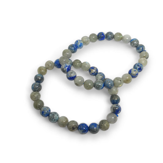 Lapis Lazuli & Labradorite Bracelet | Intuition Booster | Spiritual Protection | Healing Crystals